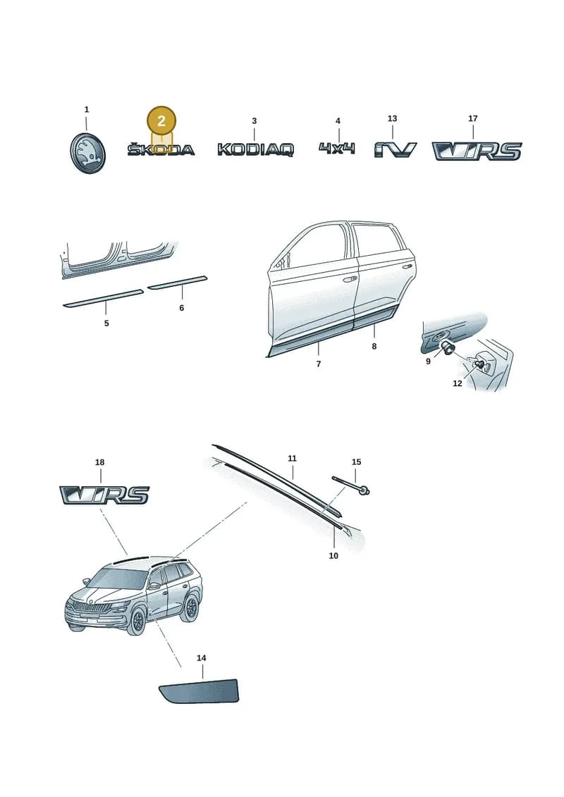 57H853687A041 — Skoda Kodiaq (2024-2024) diagram 57h853000, position 2