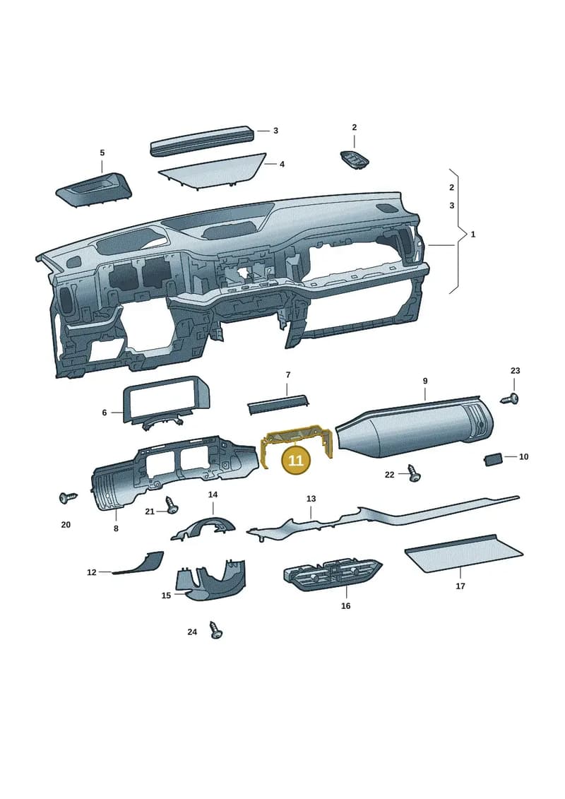 57H8570374PK — Skoda Kodiaq (2024-2024) diagram 57h857020, position 11