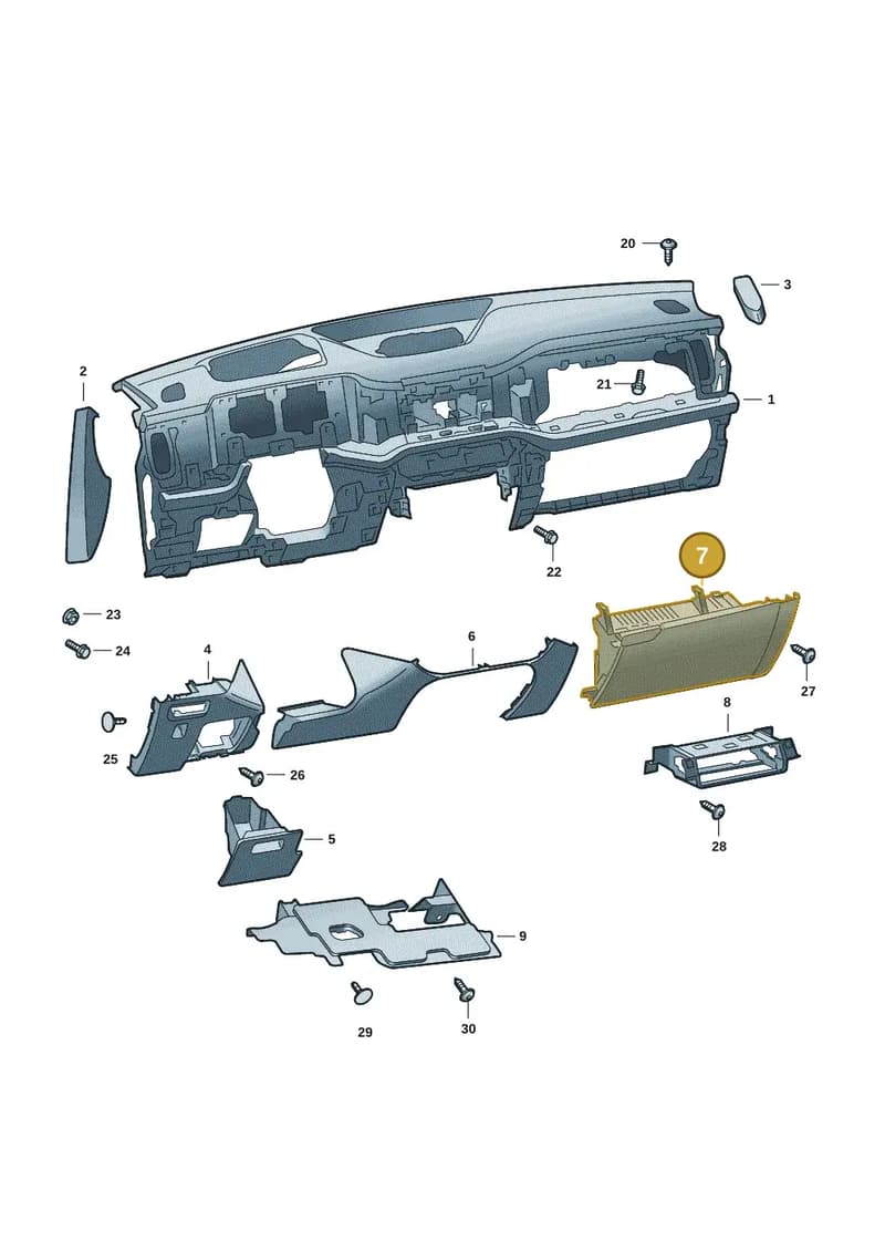 57H857097A4PK — Skoda Kodiaq (2024-2024) diagram 57h857010, position 7