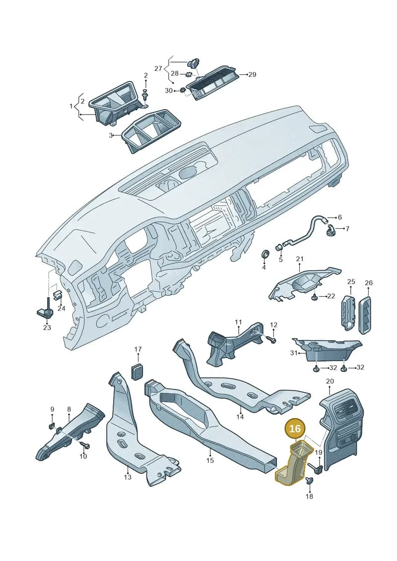 57H857946 — Skoda Kodiaq (2024-2024) diagram 804819300, position 16