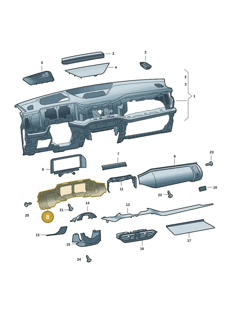 57H858719AECI — Skoda Kodiaq (2024-2024) diagram 57h857020, position 8