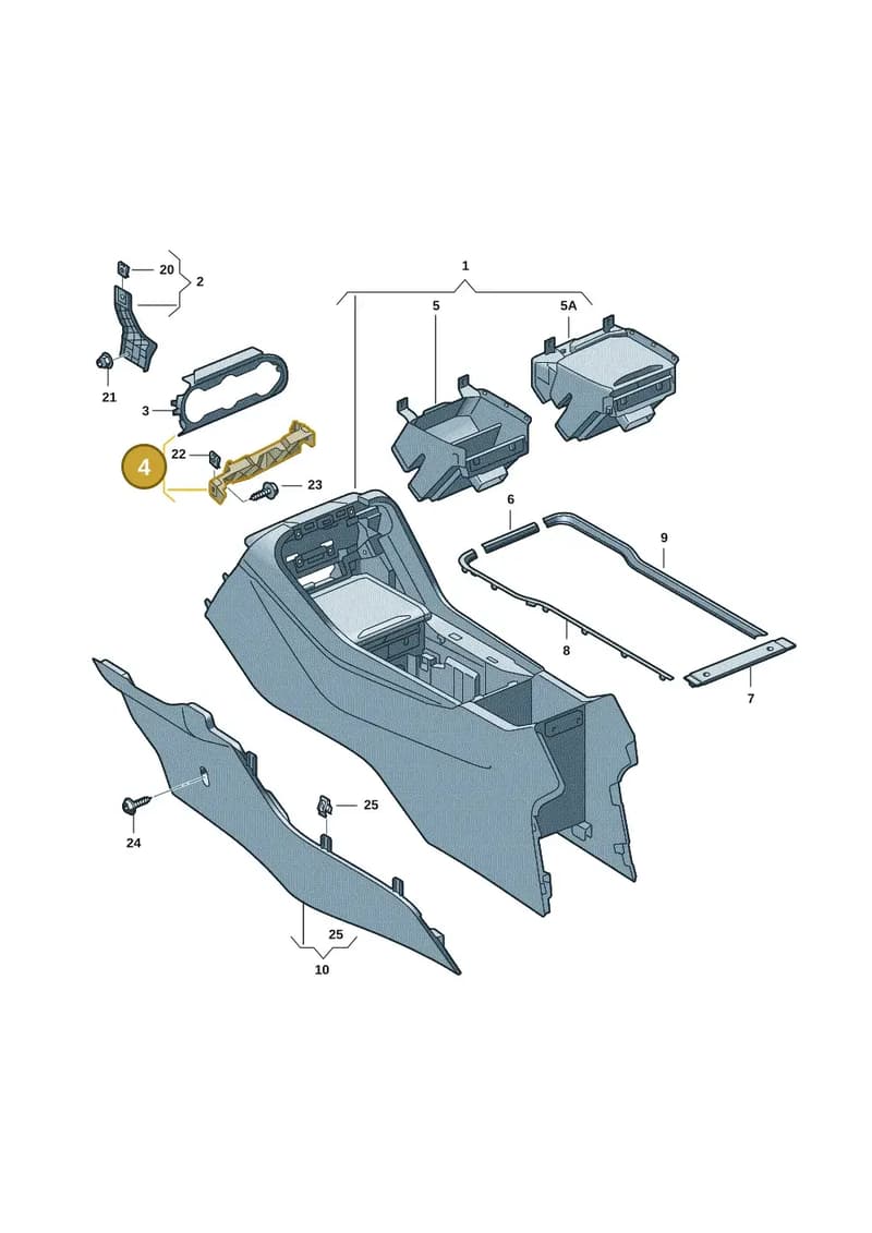 57H863271 — Skoda Kodiaq (2024-2024) diagram 57h863050, position 4