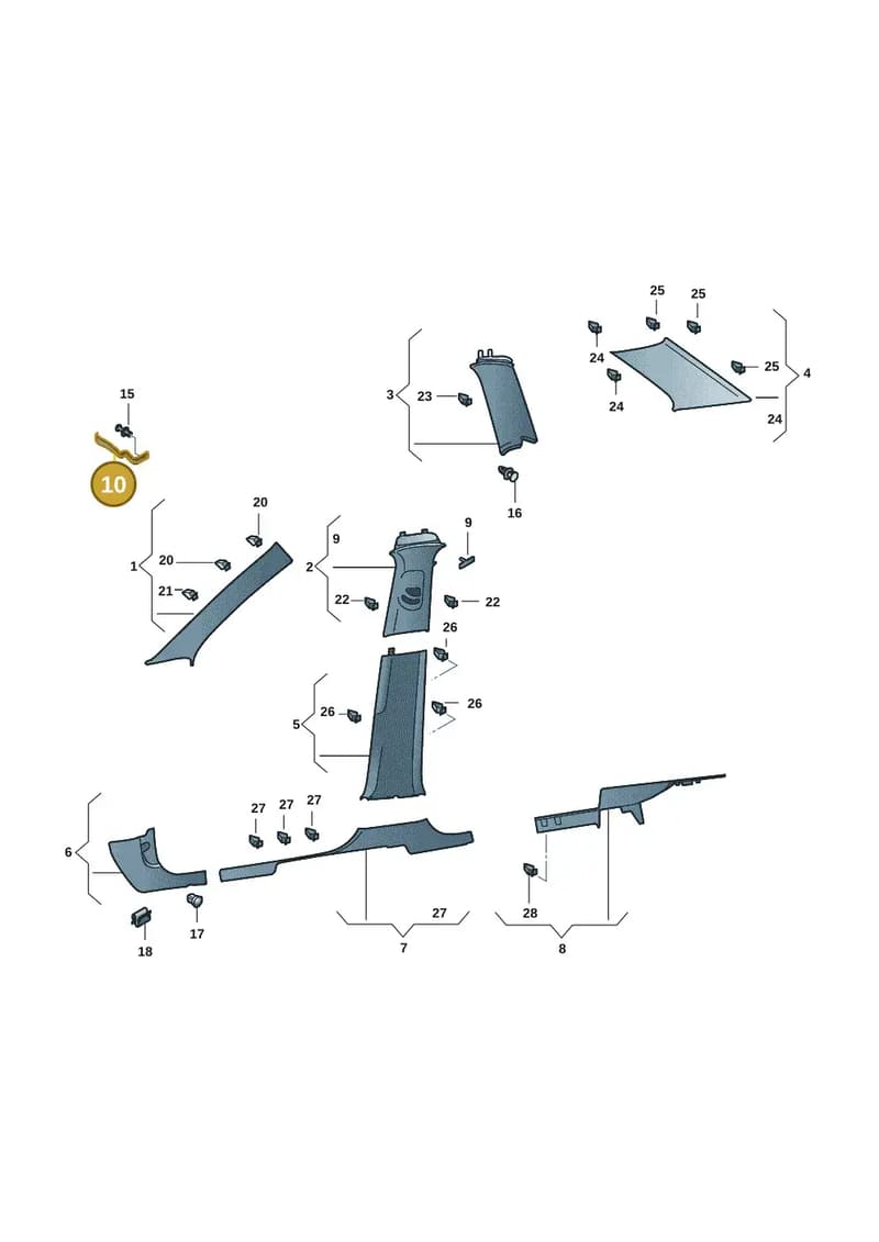 57H867333 — Skoda Kodiaq (2024-2024) diagram 57h867650, position 10