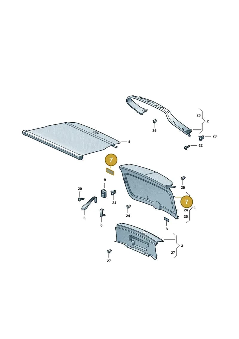 57H8676574PK — Skoda Kodiaq (2024-2024) diagram 57h867090, position 7