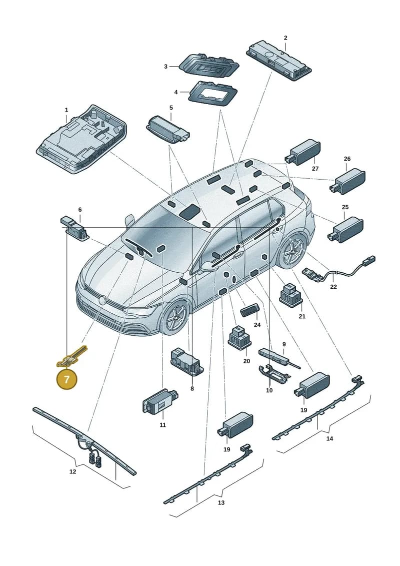 57H880397 — Skoda Kodiaq (2024-2024) diagram 3p0947000, position 7