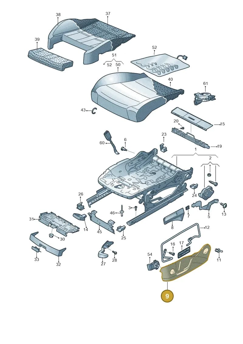 57H8813134PK — Skoda Kodiaq (2024-2024) diagram 570881000, position 9