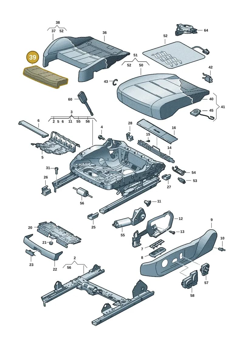 57H881439D — Skoda Kodiaq (2024-2024) diagram 3j0881100, position 39