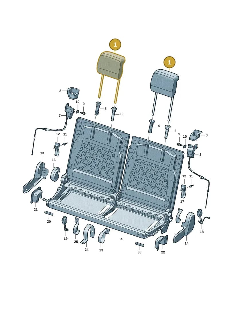 57H888901CXYJ — Skoda Kodiaq (2024-2024) diagram 57h885020, position 1