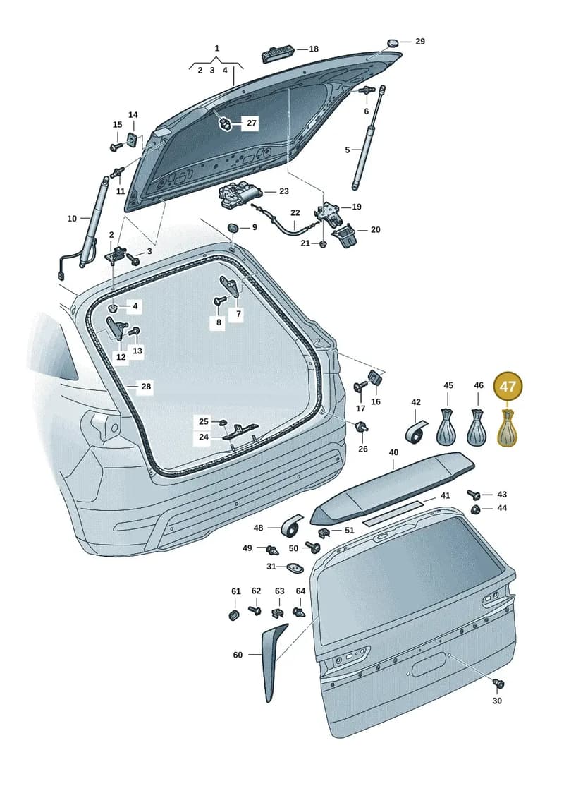 57H898022 — Skoda Kodiaq (2024-2024) diagram 57h827000, position 47