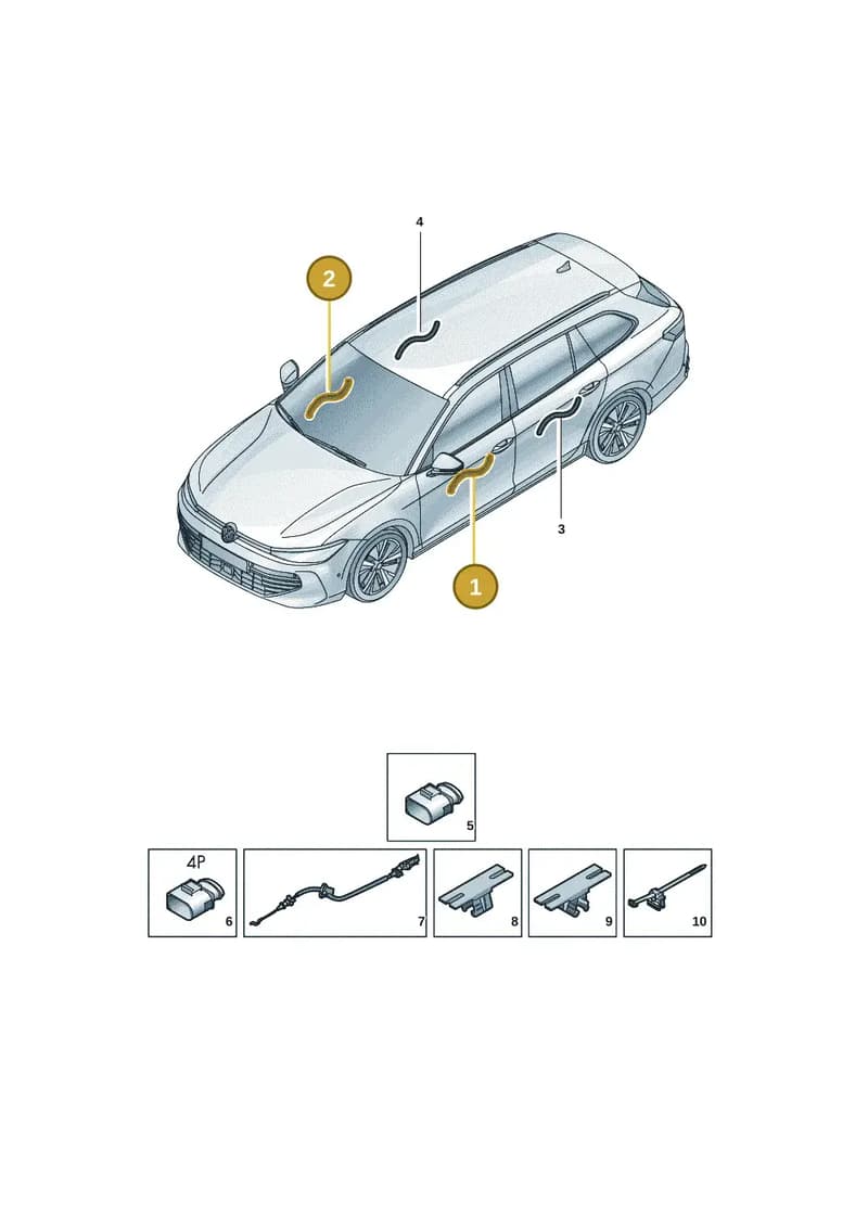 57H972691A — Skoda Kodiaq (2024-2024) diagram 3j0972360, position 1+2