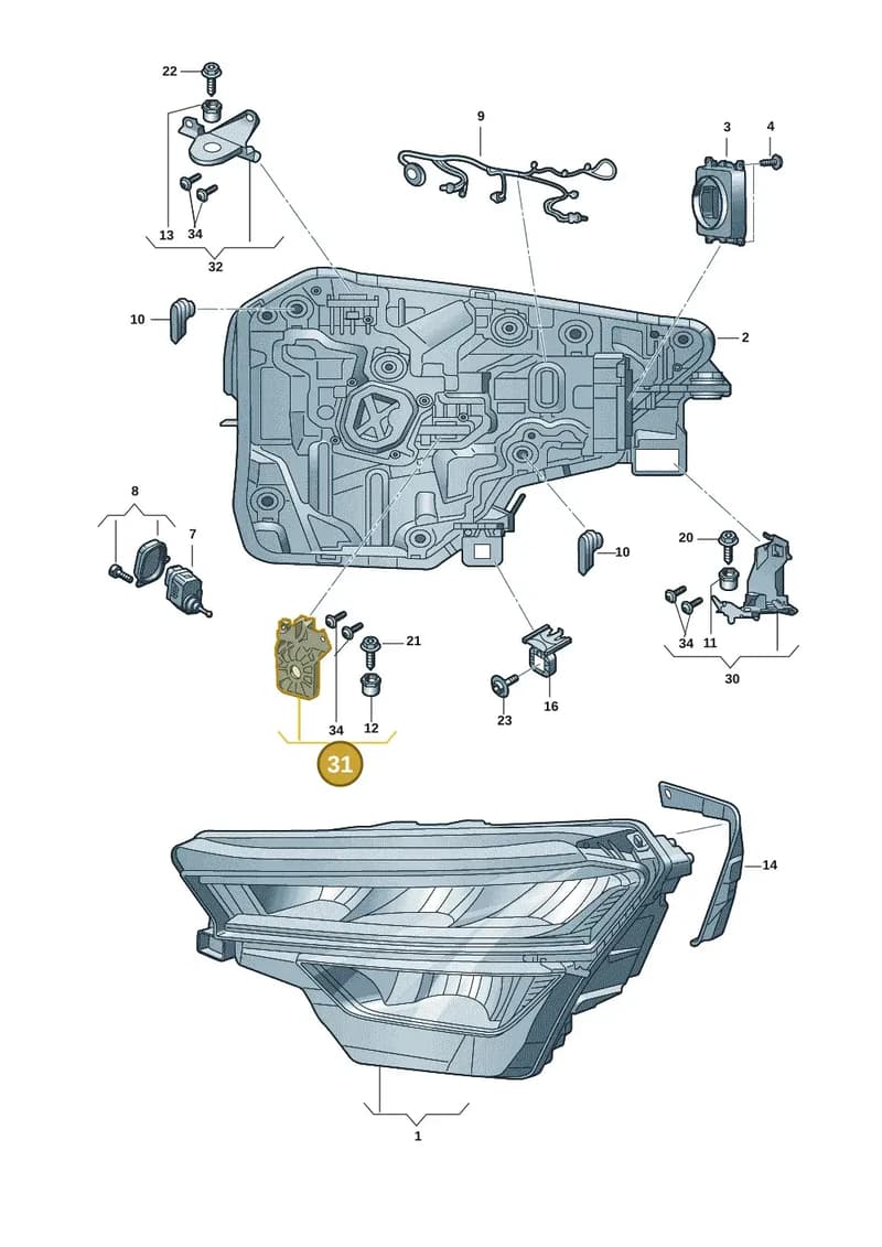 57H998225A — Skoda Kodiaq (2024-2024) diagram 57h941000, position 31