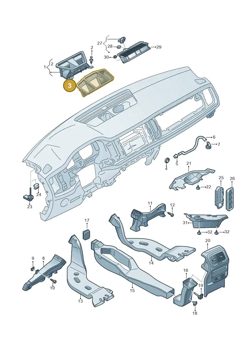 57J819363 — Skoda Kodiaq (2024-2024) diagram 804819300, position 3