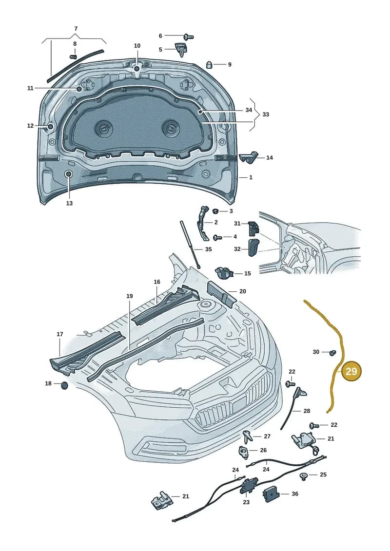 57J823535B — Skoda Kodiaq (2024-2024) diagram 57h823000, position 29