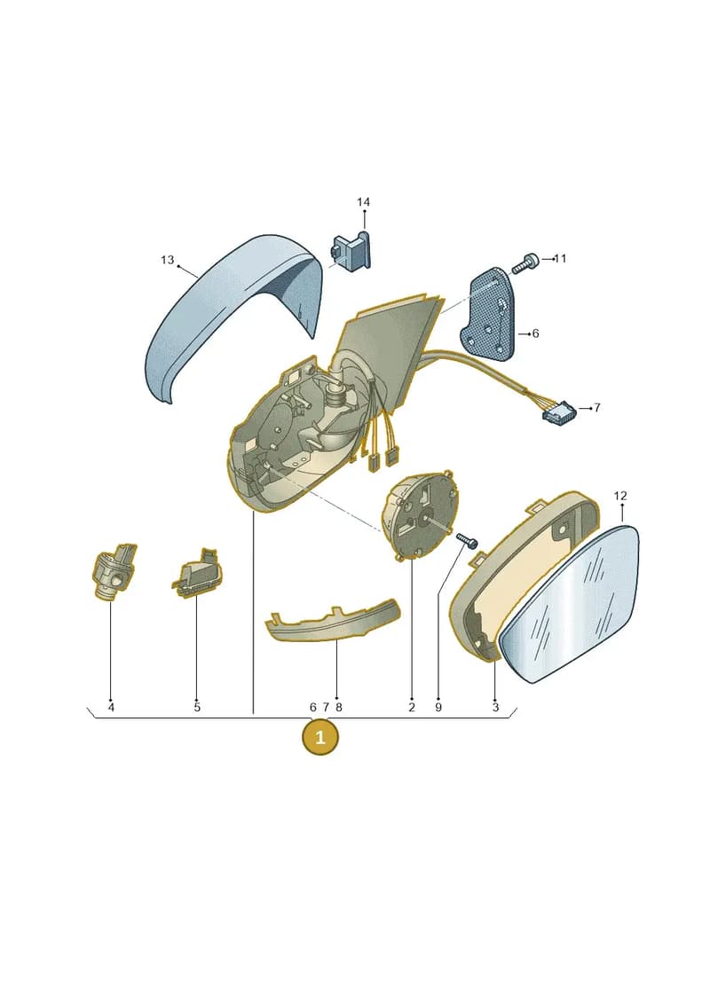 57J857507A9B9 — Skoda Kodiaq (2024-2024) diagram 804857400, position 1
