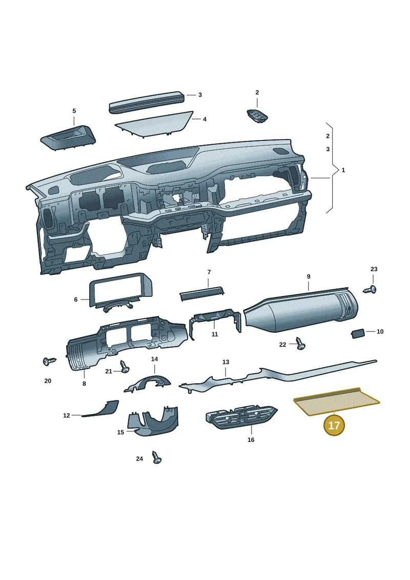 57J8579854PK — Skoda Kodiaq (2024-2024) diagram 57h857020, position 17