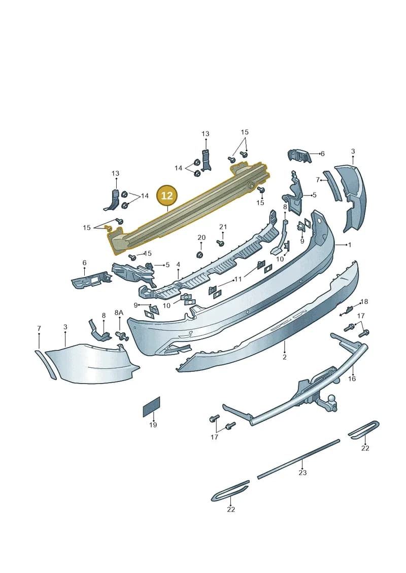 57R807305 — Skoda Karoq (2017-2023) diagram 834807050, position 12