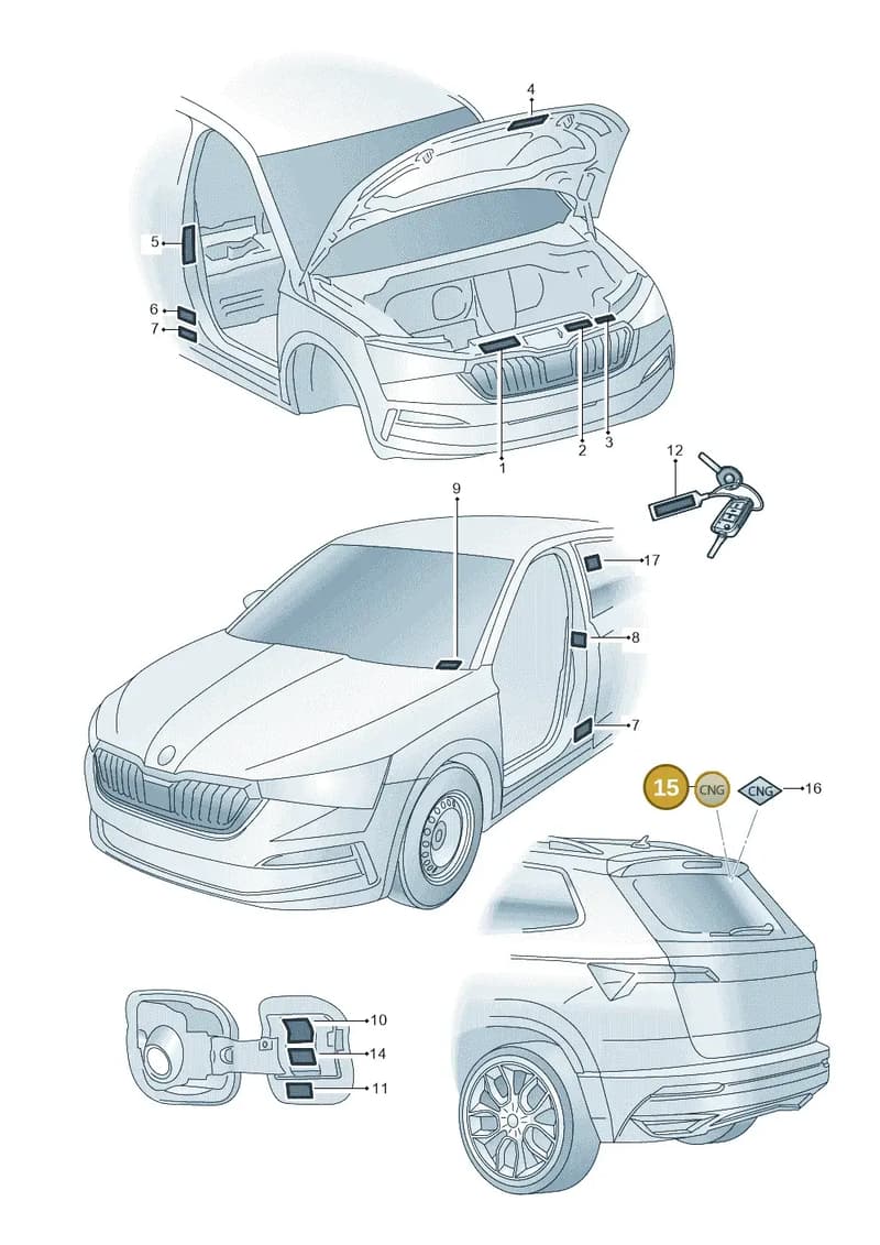 5E0010007 — Skoda Kamiq (2019-2020) diagram 584010000, position 15