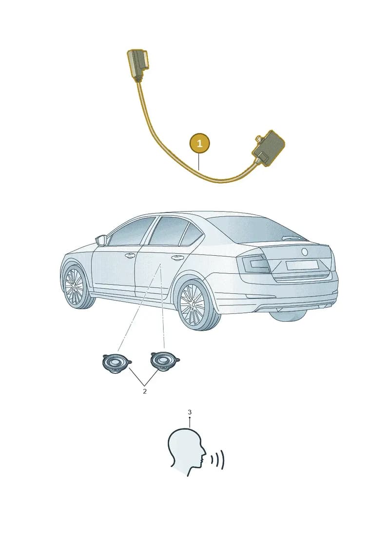 5E0051510C — Skoda Octavia (2017-2020) diagram 851051100, position 1