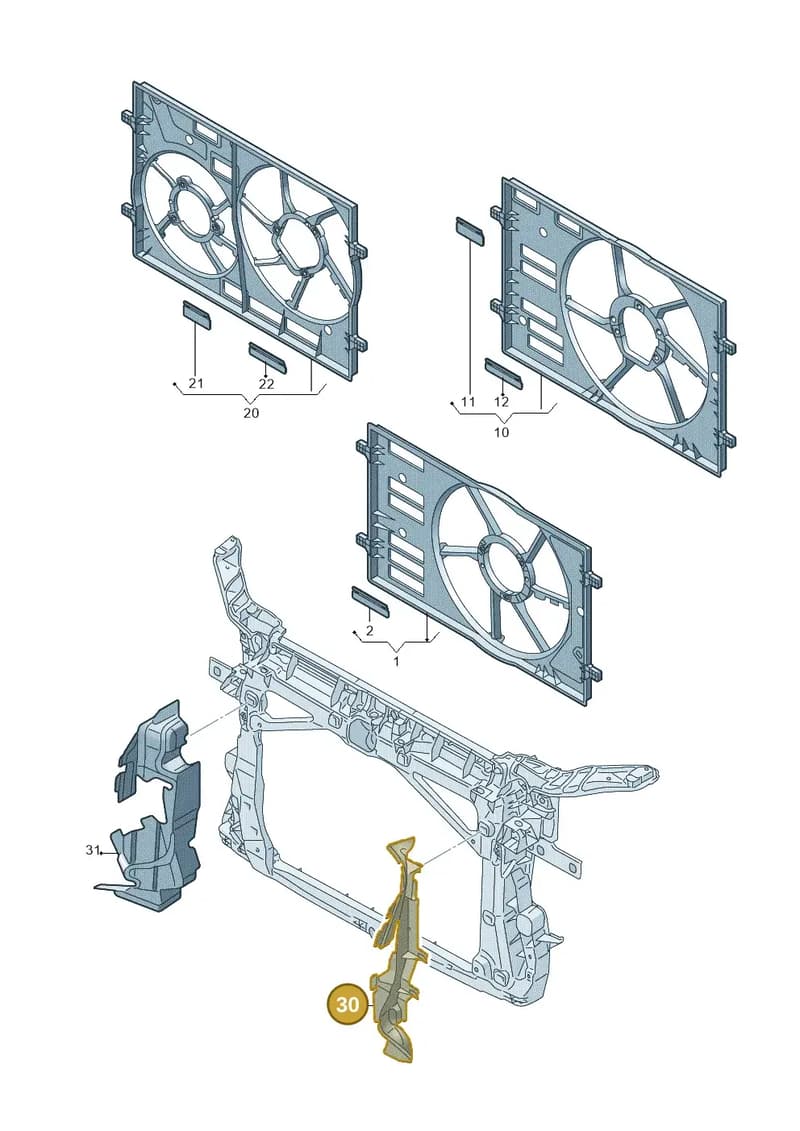 5E0121283 — Skoda Octavia (2012-2017) diagram 745121900, position 30