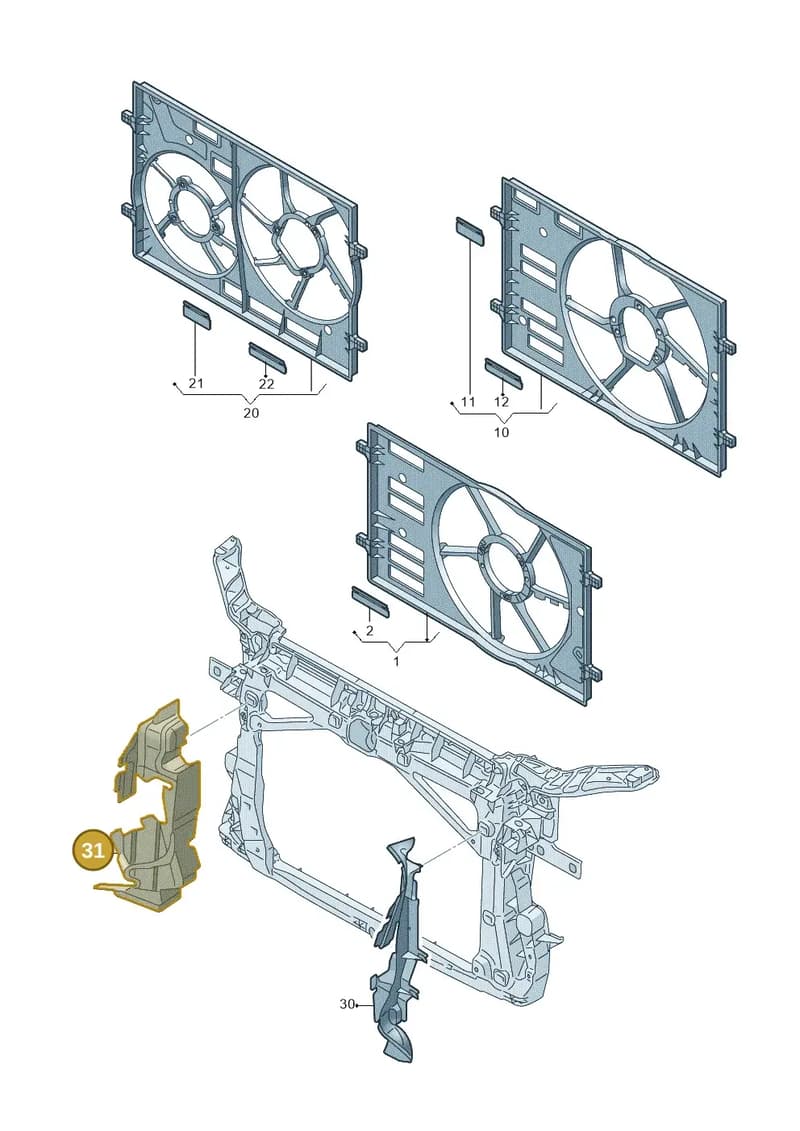 5E0121284 — Skoda Octavia (2012-2017) diagram 745121900, position 31