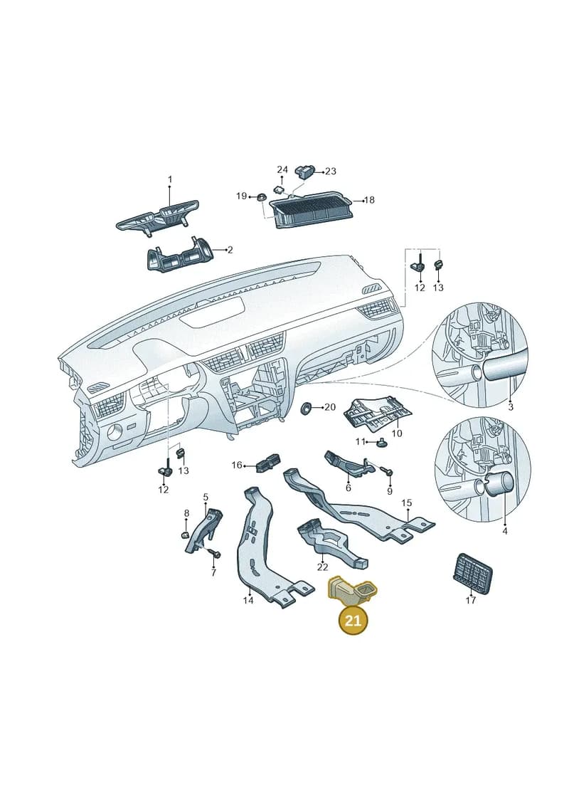 5E0857946 — Skoda Octavia (2012-2017) diagram 753819300, position 21