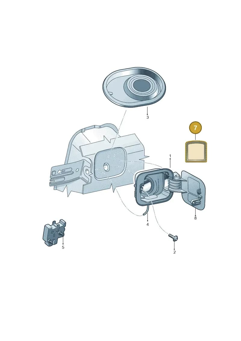 5E0867575B9B9 — Skoda Octavia (2017-2020) diagram 753809500, position 7