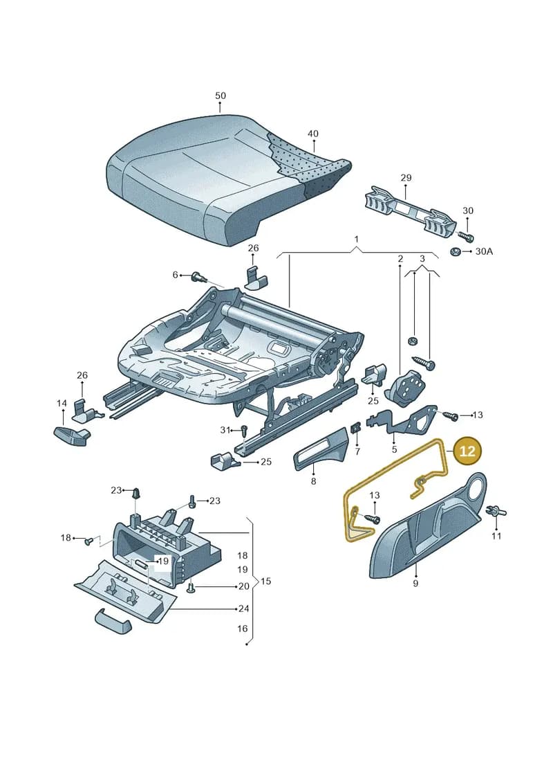 5E0881559 — Skoda Octavia (2017-2020) diagram 632881010, position 12