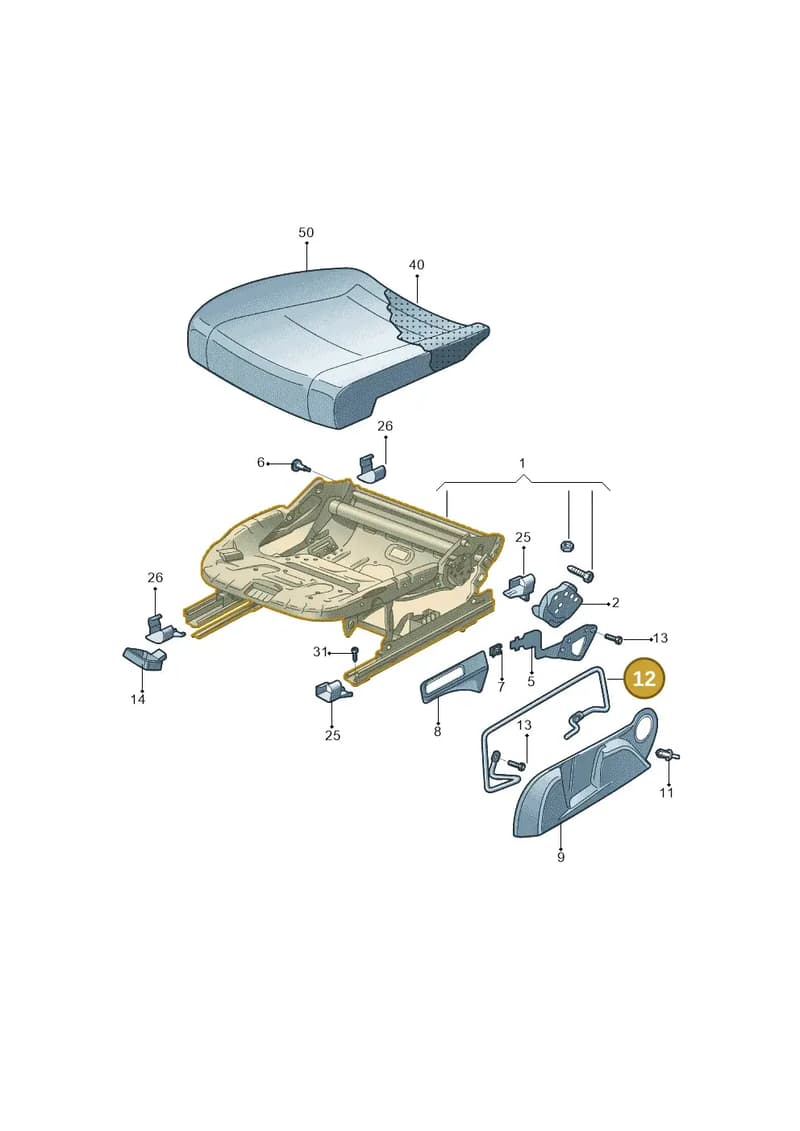 5E0881560 — Skoda Superb NF (2015-2023) diagram 881881010, position 12