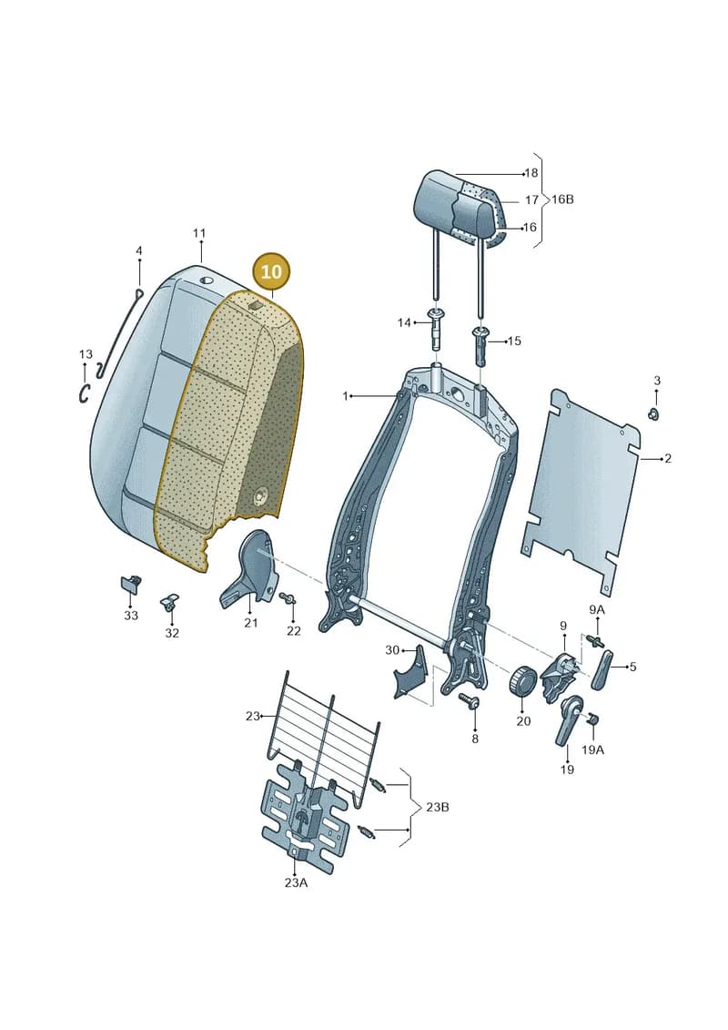 5E0881776G — Skoda Octavia (2017-2020) diagram 753881500, position 10
