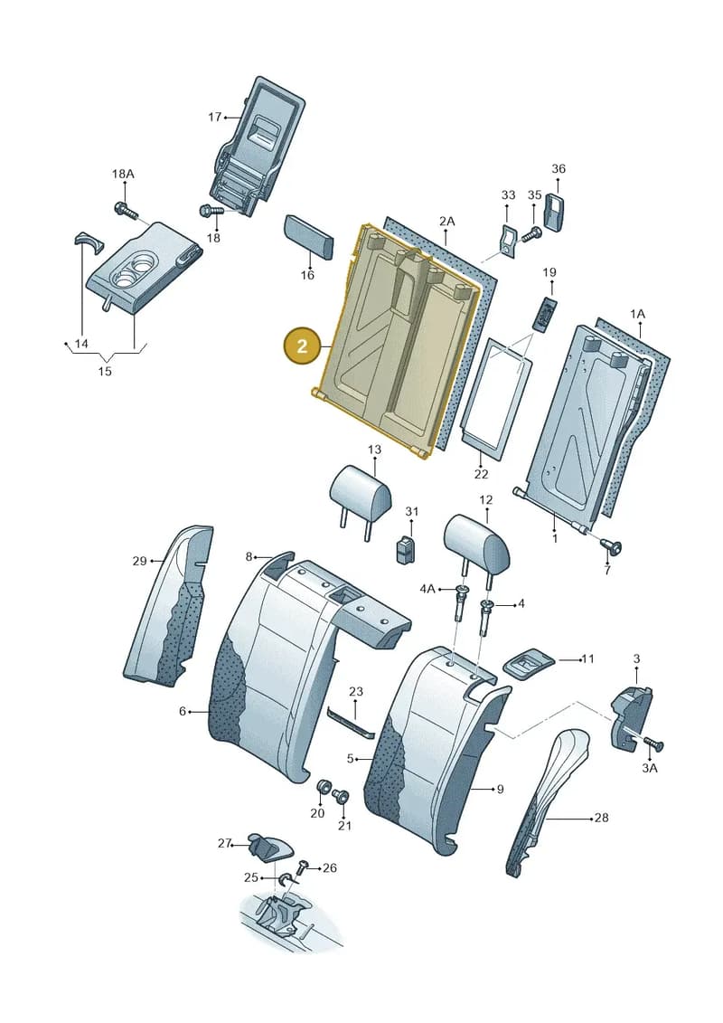 5E0885502D — SEAT Toledo (2015-2019) diagram 740885700, position 2