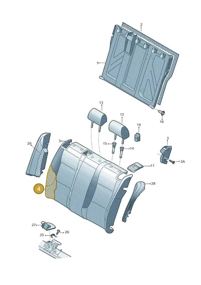 5E0885775J — Skoda Octavia (2017-2020) diagram 753885600, position 4