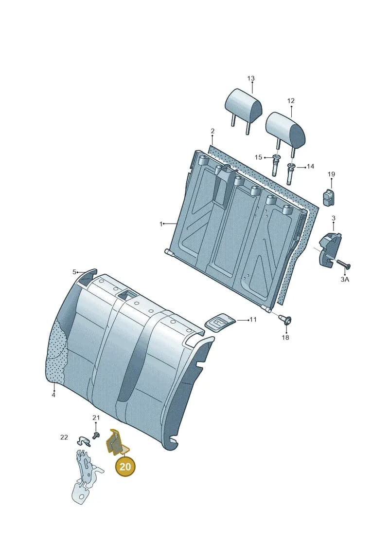 5E0886197A9B9 — Skoda Rapid (2012-2022) diagram 742885600, position 20