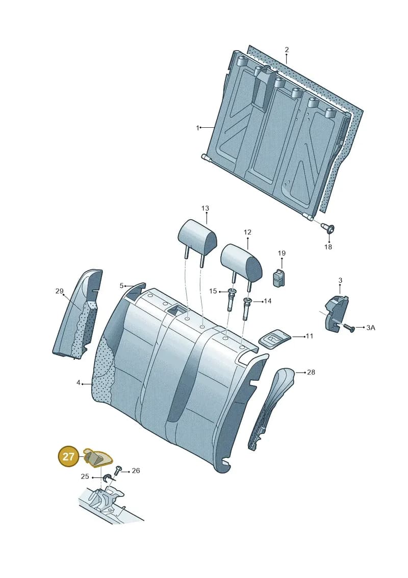 5E0886197A9B9 — Skoda Octavia (2017-2020) diagram 753885600, position 27