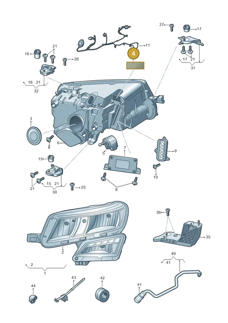 5E0941131A — Skoda Karoq (2017-2023) diagram 834941200, position 4
