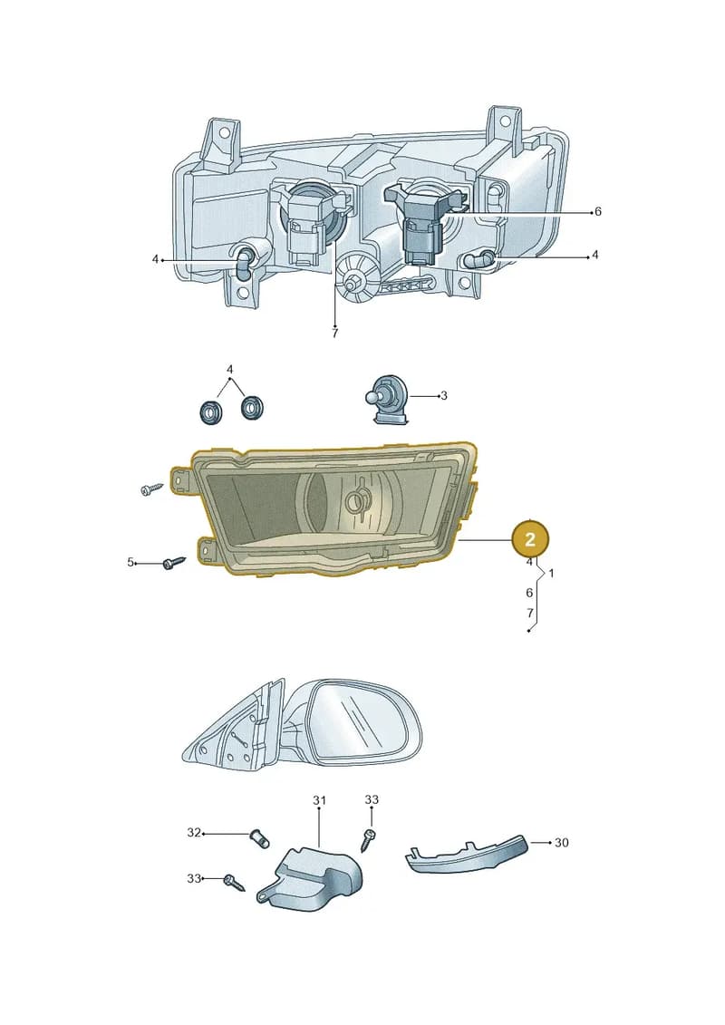 5E0941701B — Skoda Octavia (2012-2017) diagram 753941400, position 2