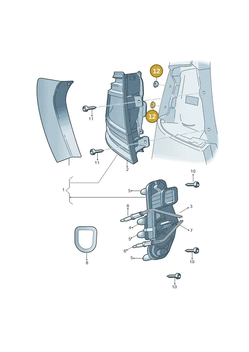 5E0945067A — Skoda Octavia (2012-2017) diagram 753945000, position 12