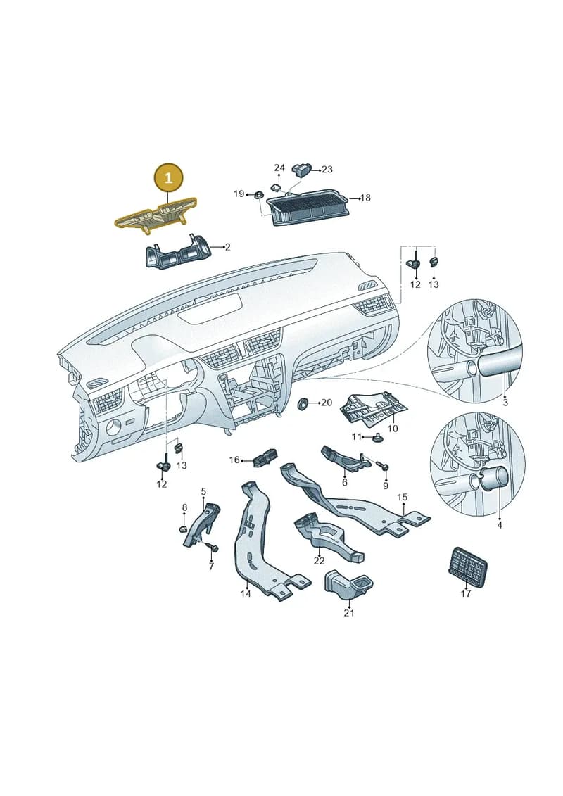 5E1819655A — Skoda Octavia (2012-2017) diagram 753819300, position 1