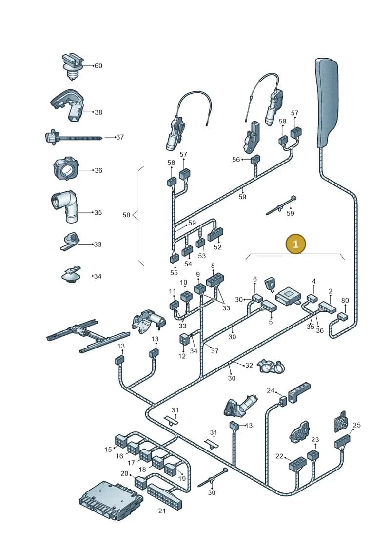 5E1971365C — Skoda Octavia (2017-2020) diagram 663972760, position 1