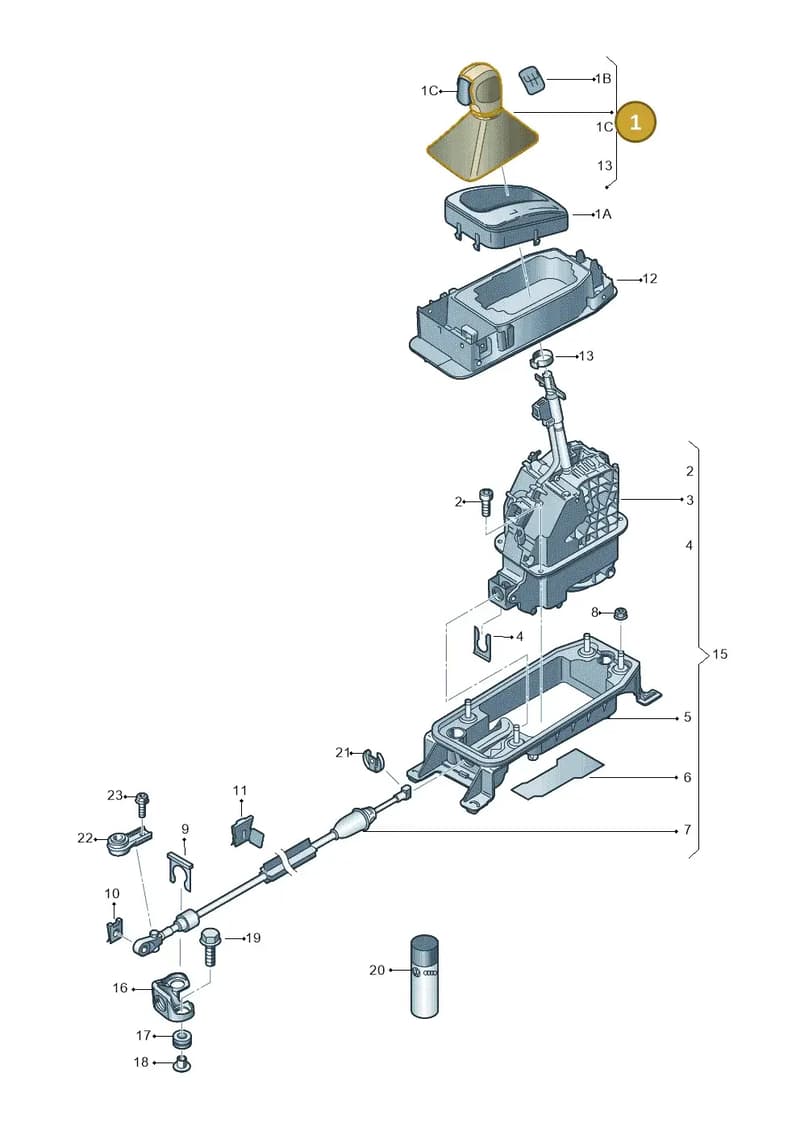 5E2713123BEWYI — Skoda Octavia (2017-2020) diagram 805713010, position 1