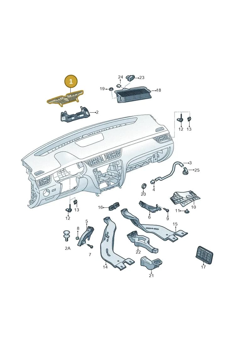 5E2819655A — Skoda Octavia (2017-2020) diagram 805819030, position 1