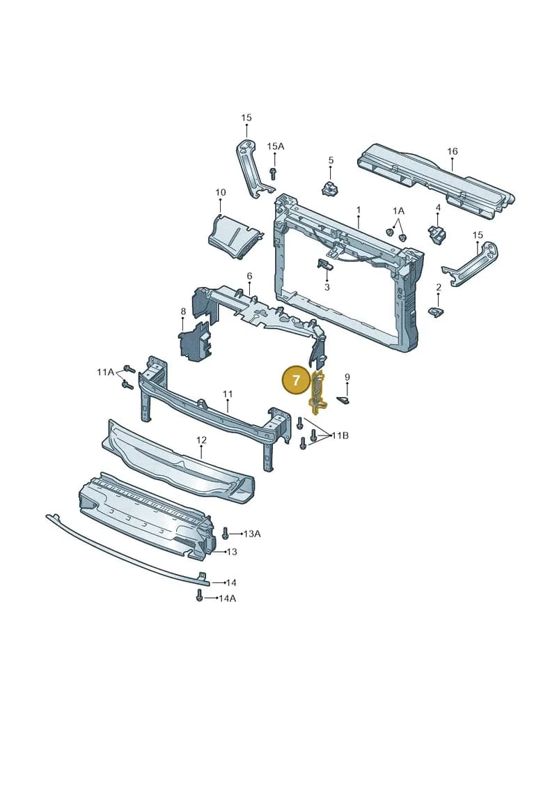 5E3121283B — Skoda Octavia (2019-2022) diagram 585805000, position 7