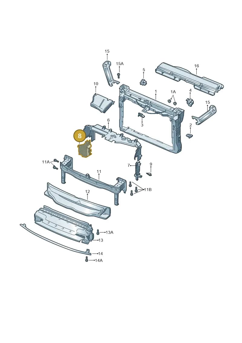 5E3121283E — Skoda Octavia (2019-2022) diagram 585805000, position 8