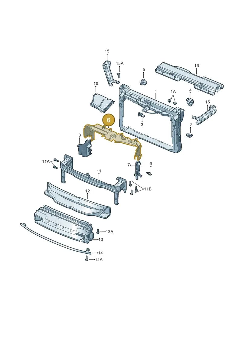5E3121285 — Skoda Octavia (2019-2022) diagram 585805000, position 6