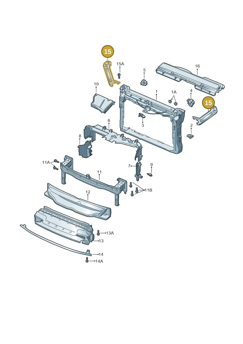 5E3805932A — Skoda Octavia (2019-2022) diagram 585805000, position 15