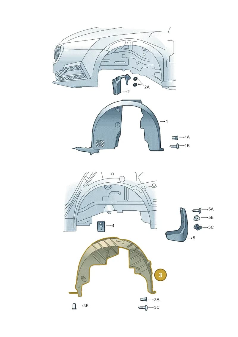 5E3810970A — Skoda Octavia (2019-2022) diagram 585821060, position 3