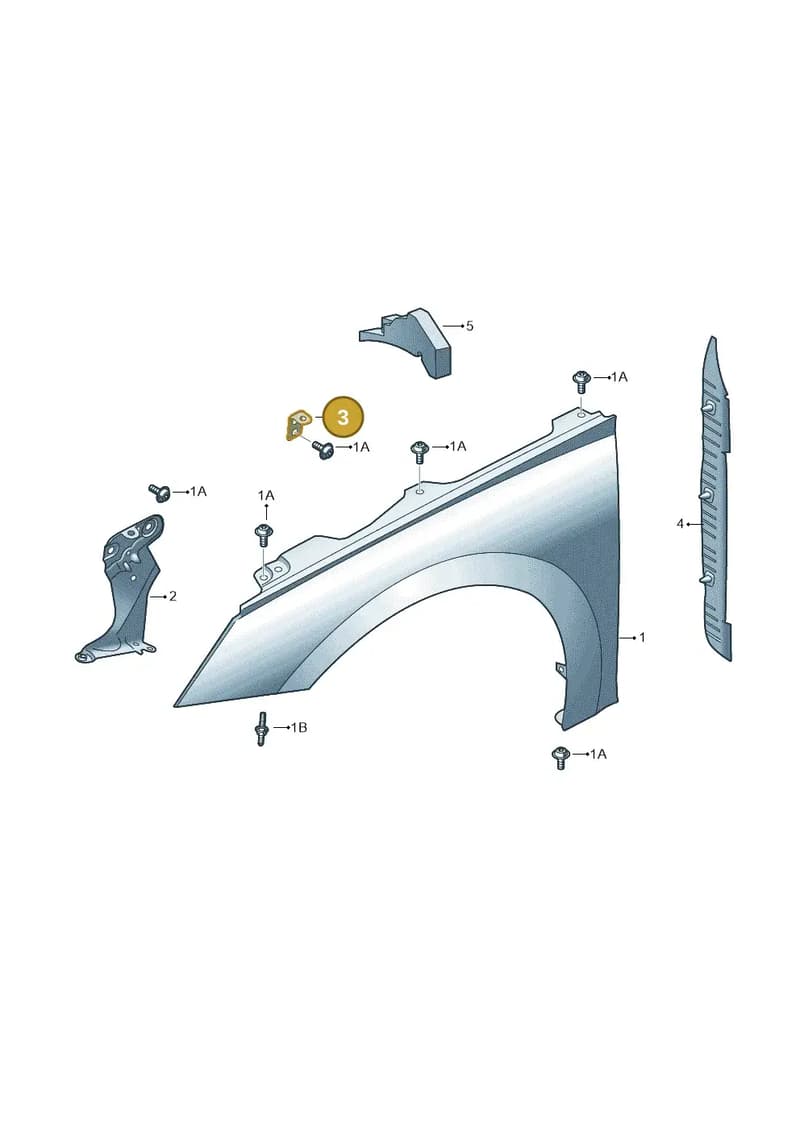 5E3821431 — Skoda Octavia (2019-2022) diagram 585821000, position 3