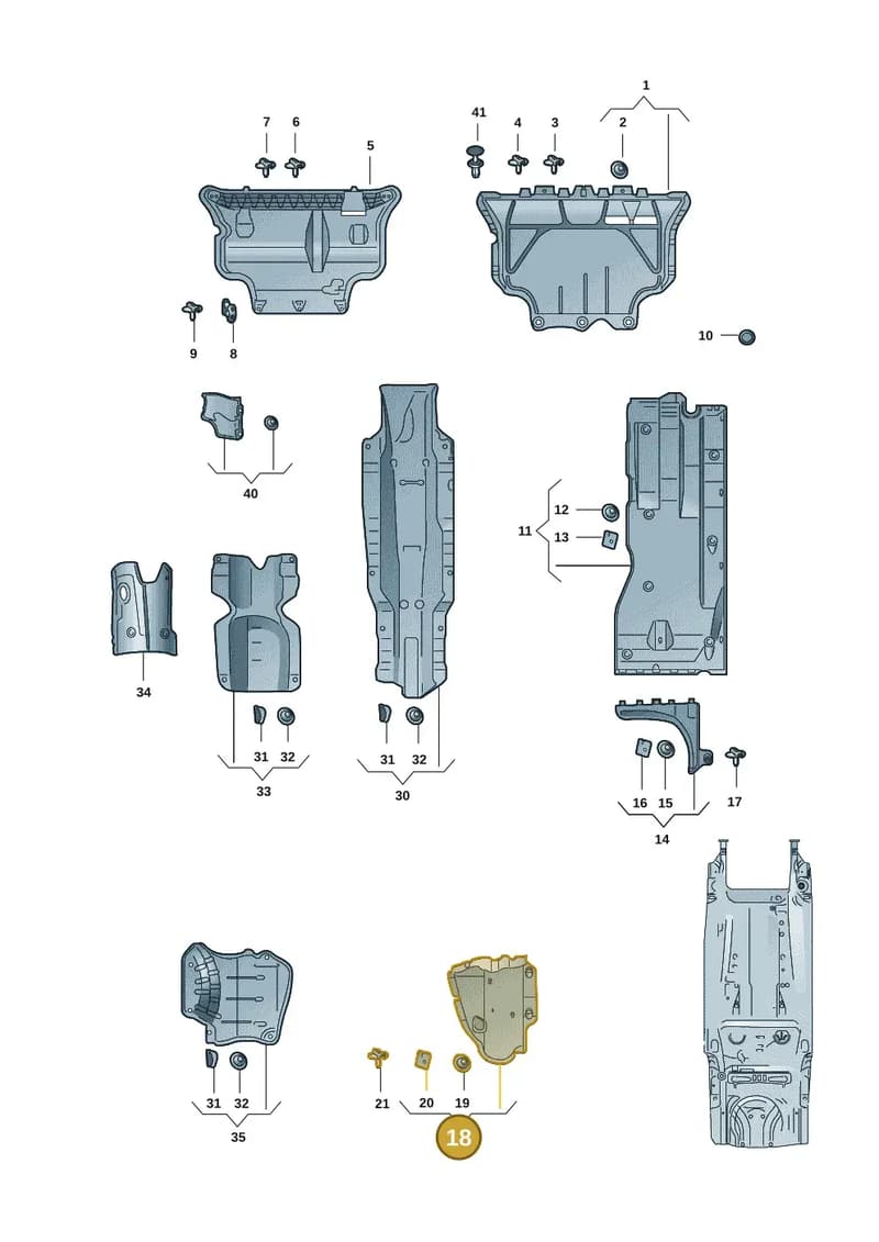 5E3825506A — Skoda Octavia (2019-2022) diagram 585825110, position 34