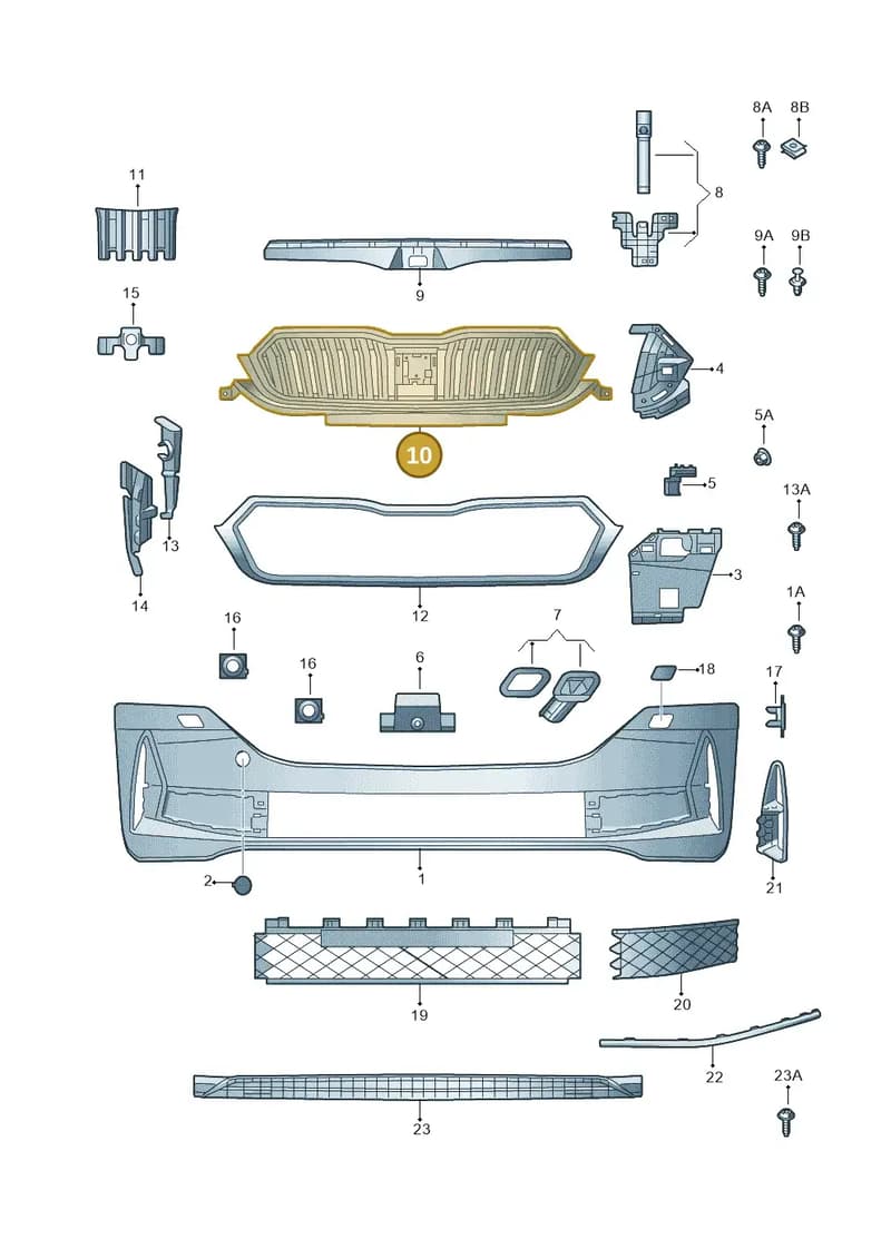 5E3853653CZD4 — Skoda Octavia (2019-2022) diagram 585807030, position 10
