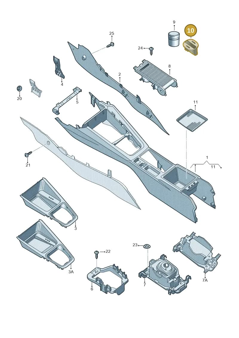 5E38579539B9 — Skoda Octavia (2019-2022) diagram 585863050, position 10