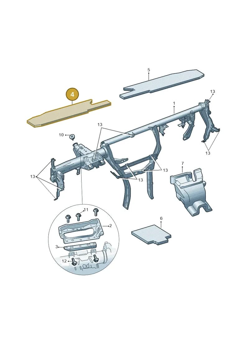 5E3863949A — Skoda Octavia (2019-2022) diagram 585857000, position 4